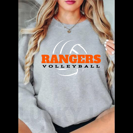 Manton Rangers Volleyball ADULT Unisex Crewneck Sweatshirt
