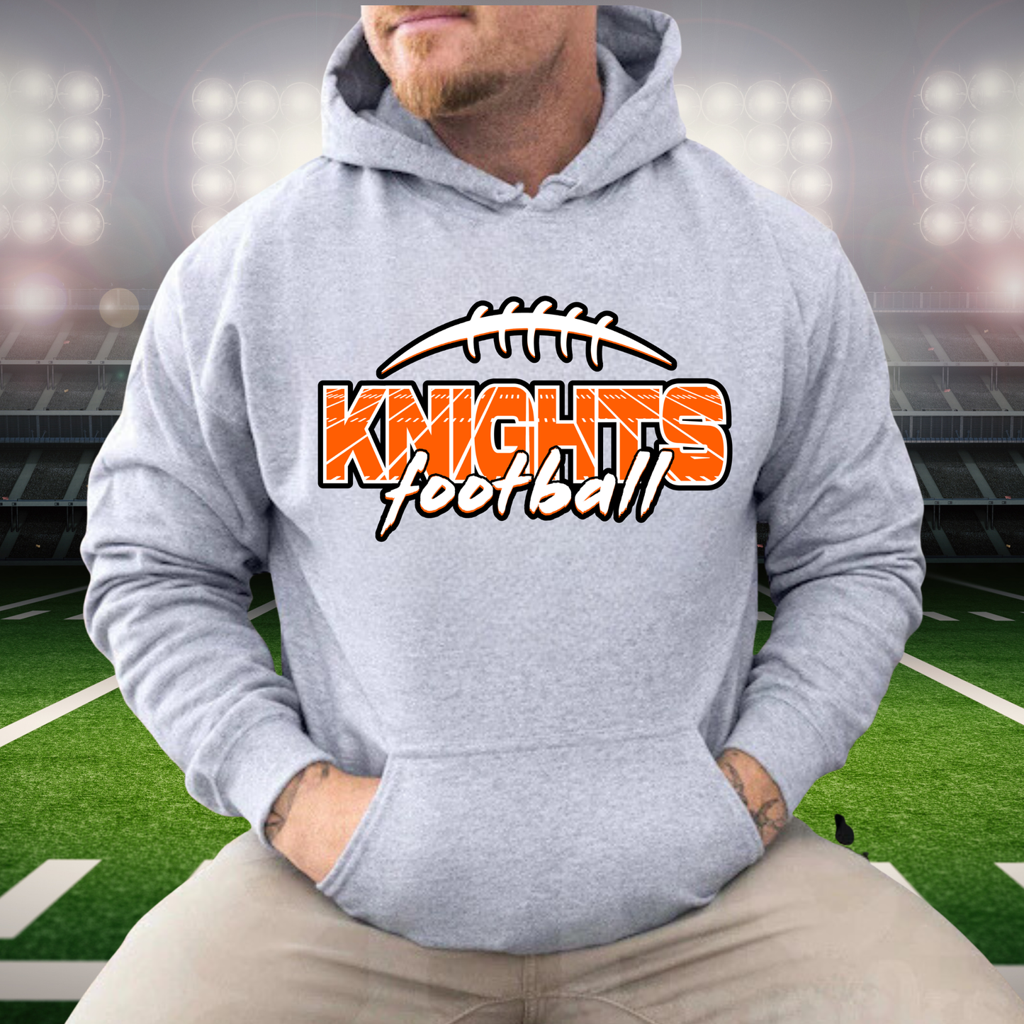 Knights Junior Football ADULT Unisex Hoodie