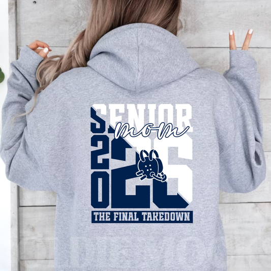 SENIOR Mom Cadillac Vikings Wrestling ADULT Hoodie