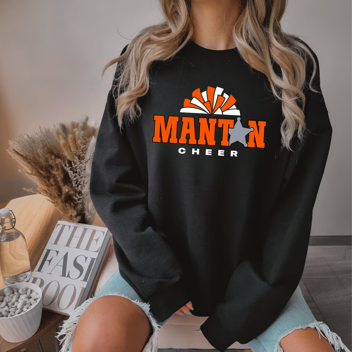 Manton Rangers Cheer ADULT Unisex Crewneck Sweatshirt
