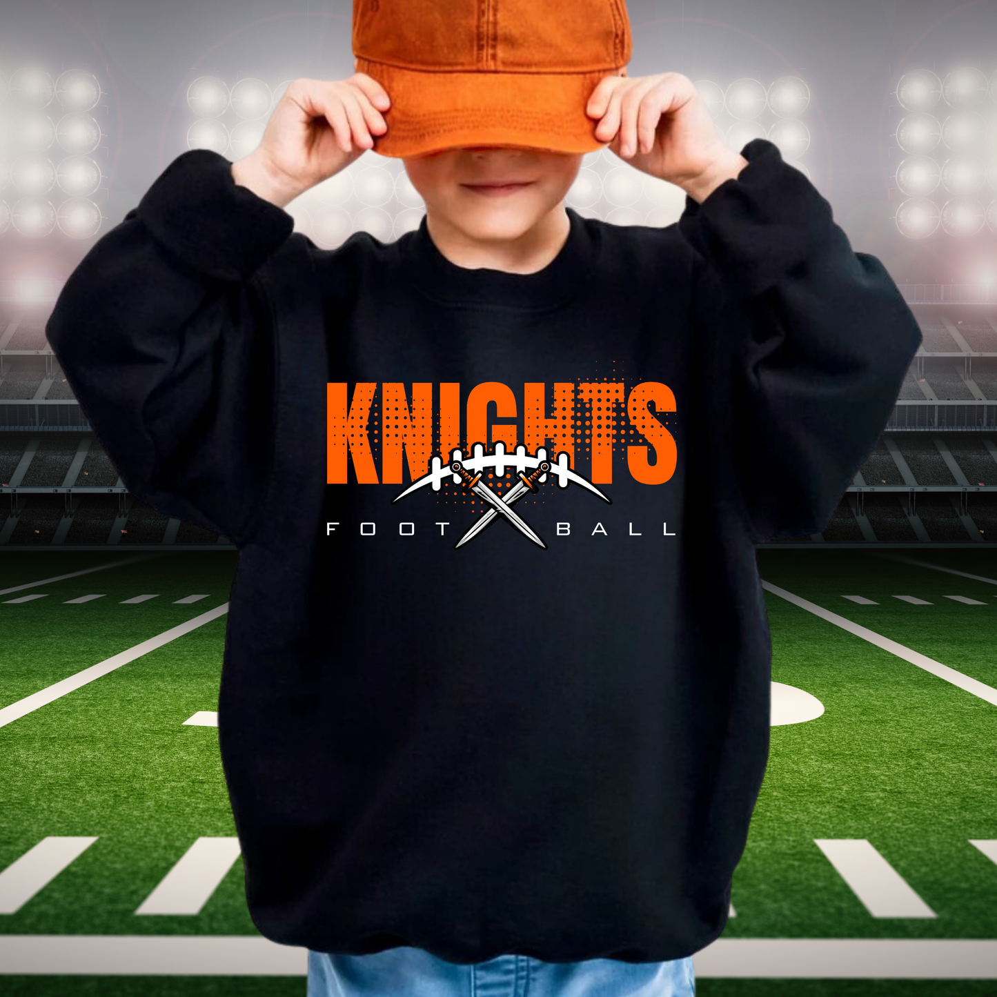 Knights Junior Football YOUTH Crewneck Sweatshirt