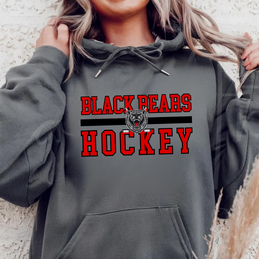 Black Bears Hockey ADULT Hoodie