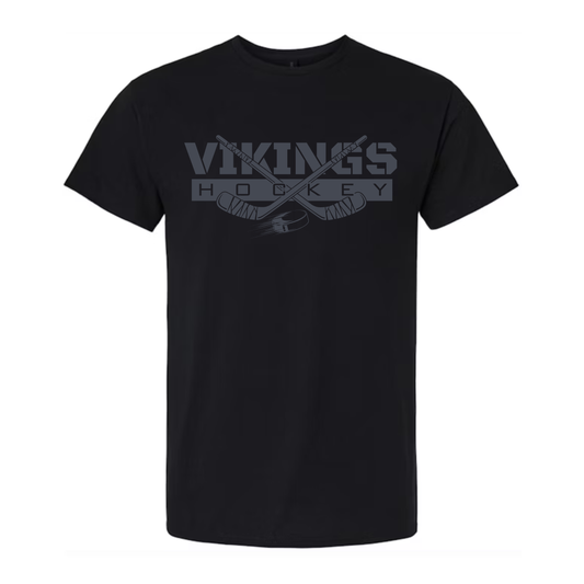 BLACKOUT Cadillac Vikings Hockey UNISEX T-Shirt