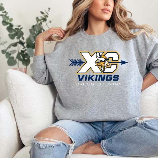 Cadillac Vikings Cross Country ADULT Unisex Crewneck Sweatshirt