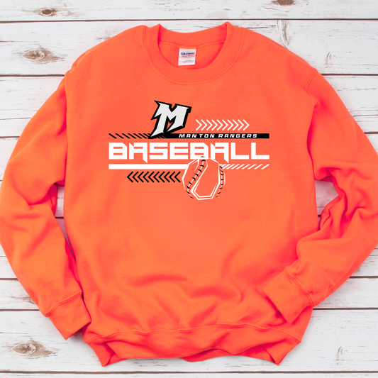 Manton Rangers Baseball ADULT Unisex Crewneck Sweatshirt