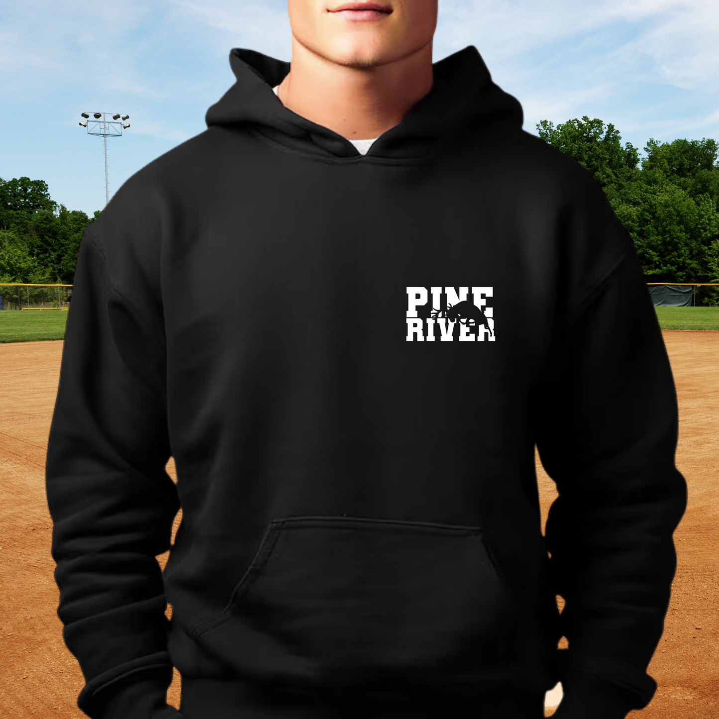 Pine River Bucks Baseball ADULT Hoodie