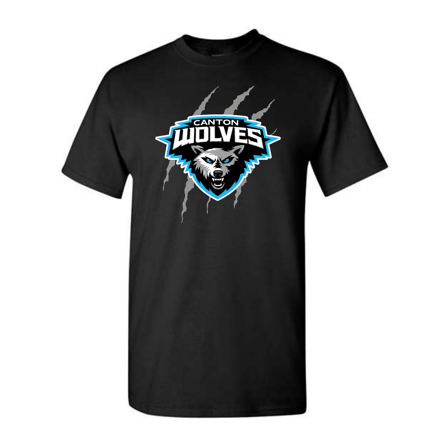 Canton Wolves Hockey UNISEX T-Shirt - BLACK