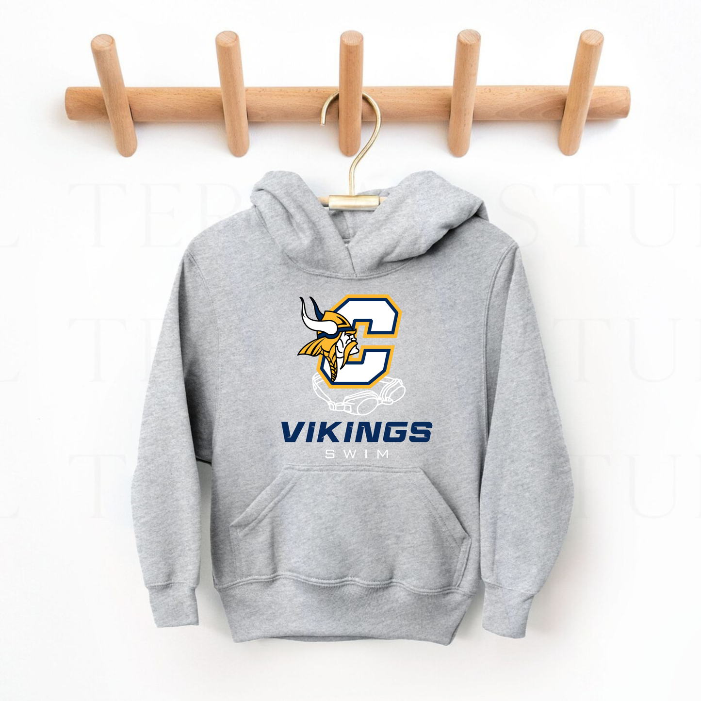 Cadillac Vikings Swim Unisex YOUTH Hoodie