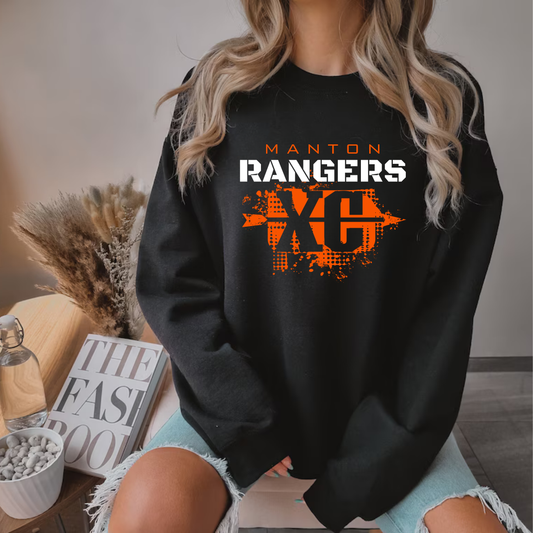 Manton Rangers Cross Country ADULT Unisex Crewneck Sweatshirt