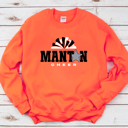 Manton Rangers Cheer ADULT Unisex Crewneck Sweatshirt