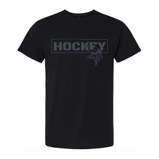 BLACKOUT Cadillac Vikings Hockey UNISEX T-Shirt