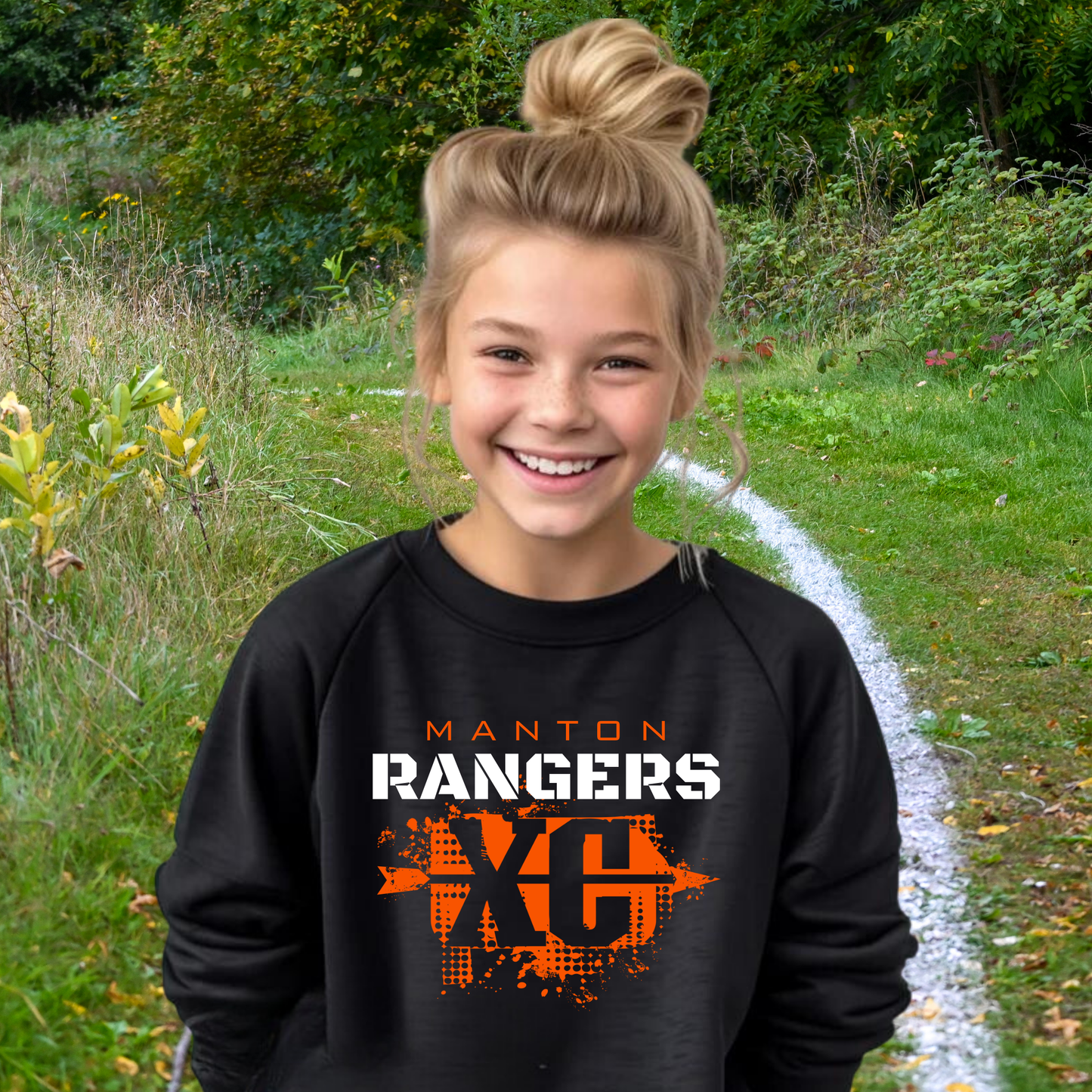 Manton Rangers Cross Country YOUTH Crewneck Sweatshirt