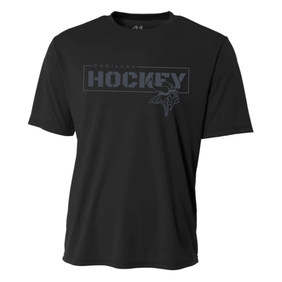 BLACKOUT Cadillac Vikings Hockey DRI-FIT Cooling Performance T-Shirt