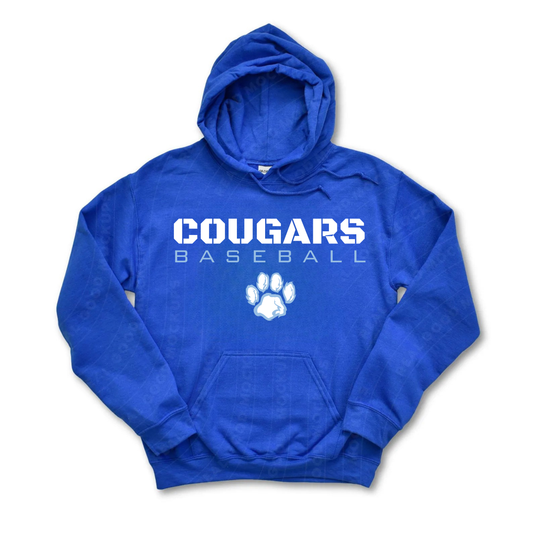 Great Lakes Cougars Baseball Unisex YOUTH Hoodie