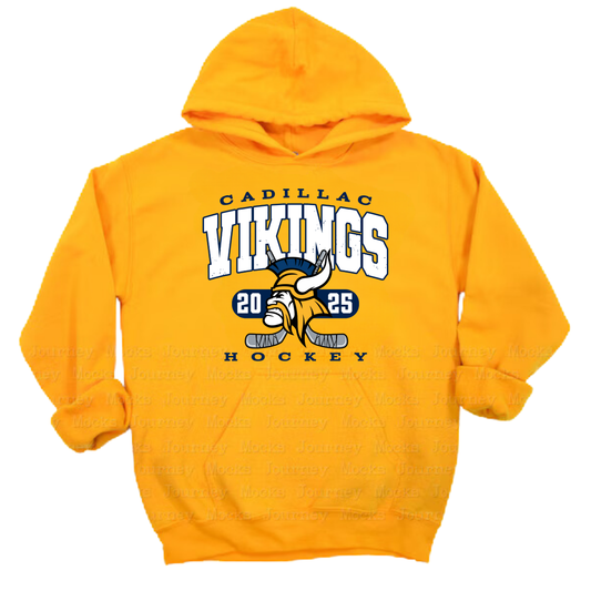 Cadillac Vikings Hockey Unisex YOUTH Hoodie