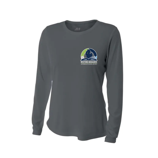Wexford Missaukee ISD Women's DRI-FIT Cooling Performance Long-Sleeve T-Shirt - GRAPHITE