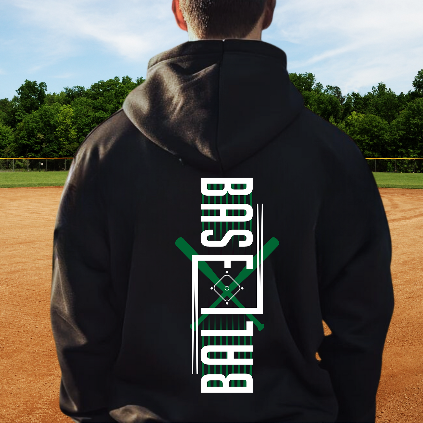 Pine River Bucks Baseball ADULT Hoodie