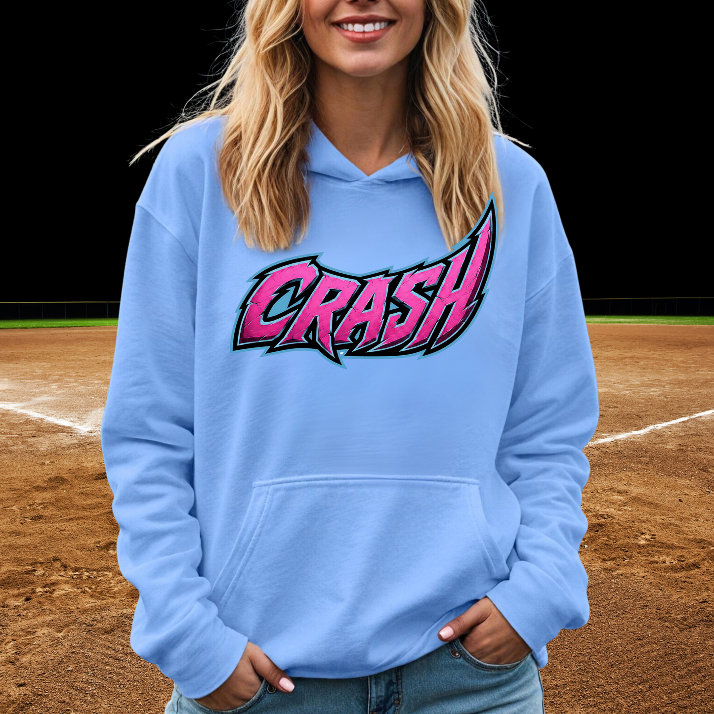 Crash Softball UNISEX Hoodie