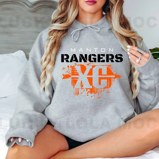 Manton Rangers Cross Country ADULT Hoodie