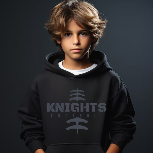 BLACKOUT Knights Junior Football Unisex YOUTH Hoodie