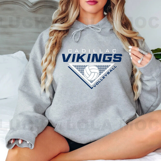 Cadillac Volleyball ADULT Hoodie