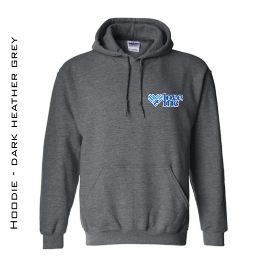 Love INC ADULT Hoodie - DARK HEATHER GREY