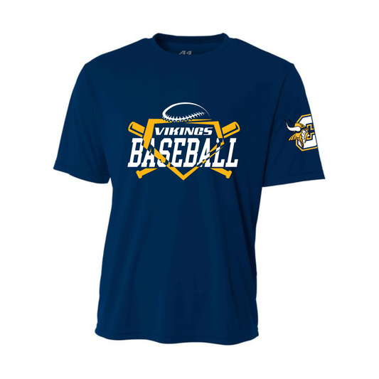 DRI-FIT Cadillac Vikings Baseball ADULT T-Shirt (Cooling Performance T-Shirt)
