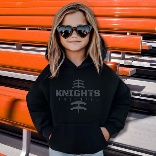 BLACKOUT Knights Junior Football Unisex YOUTH Hoodie