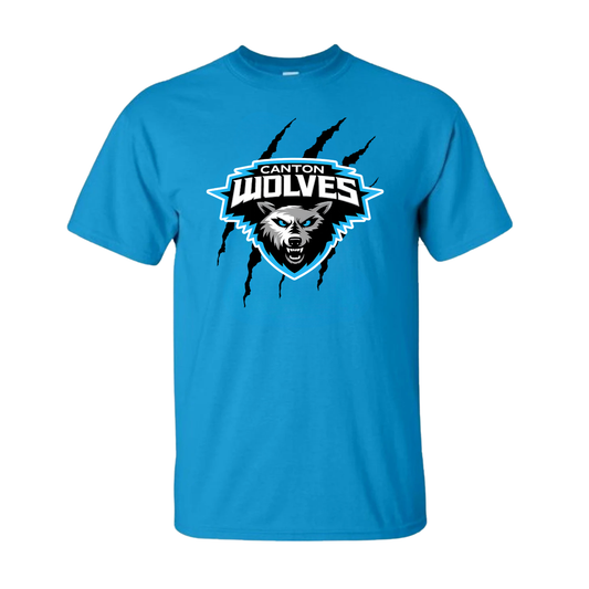 Canton Wolves Hockey UNISEX T-Shirt - BLUE
