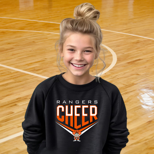 Manton Rangers Cheer YOUTH Crewneck Sweatshirt