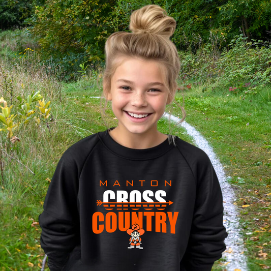 Manton Rangers Cross Country YOUTH Crewneck Sweatshirt