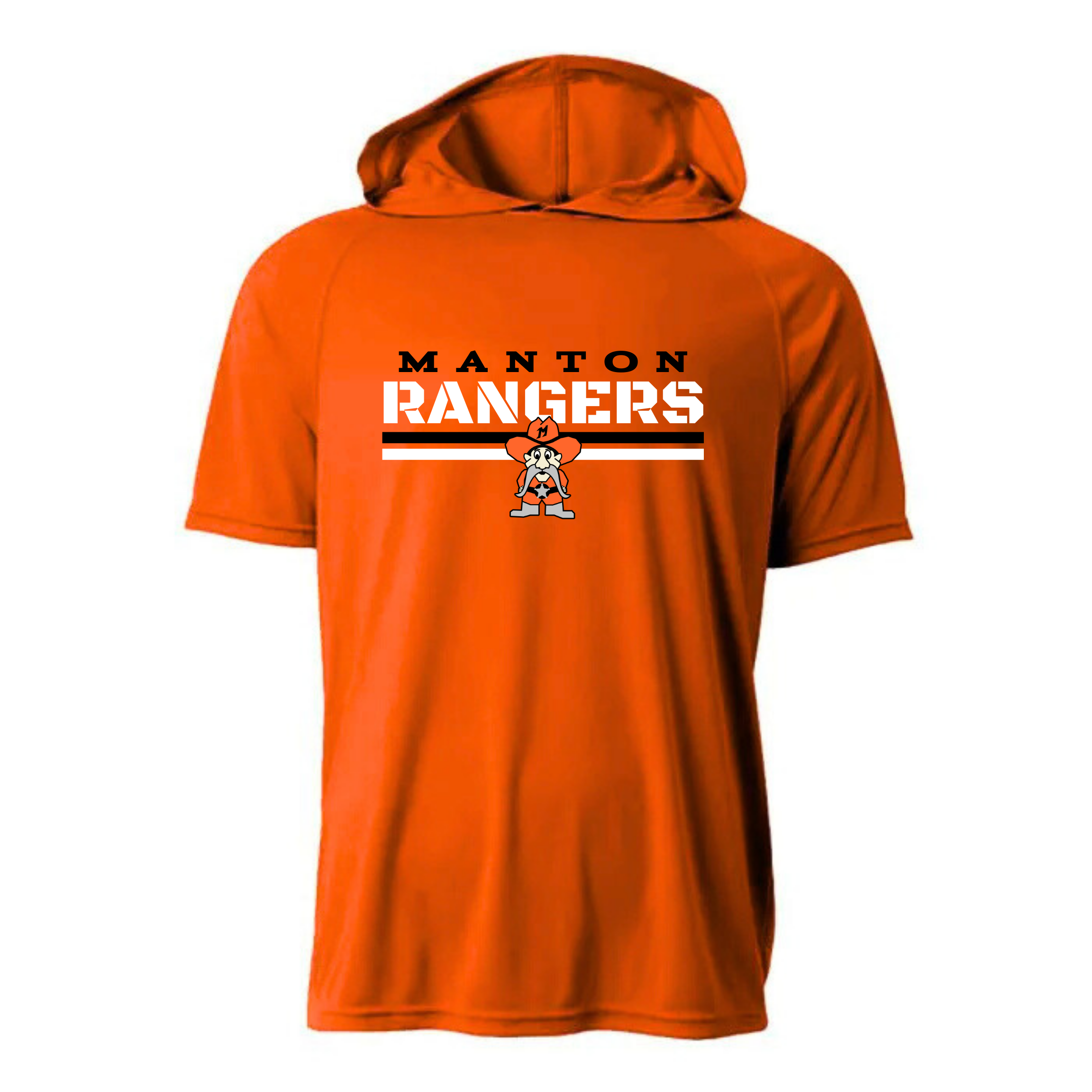 Manton Rangers Football DRI-FIT Cooling Performance Hooded T-Shirt ...