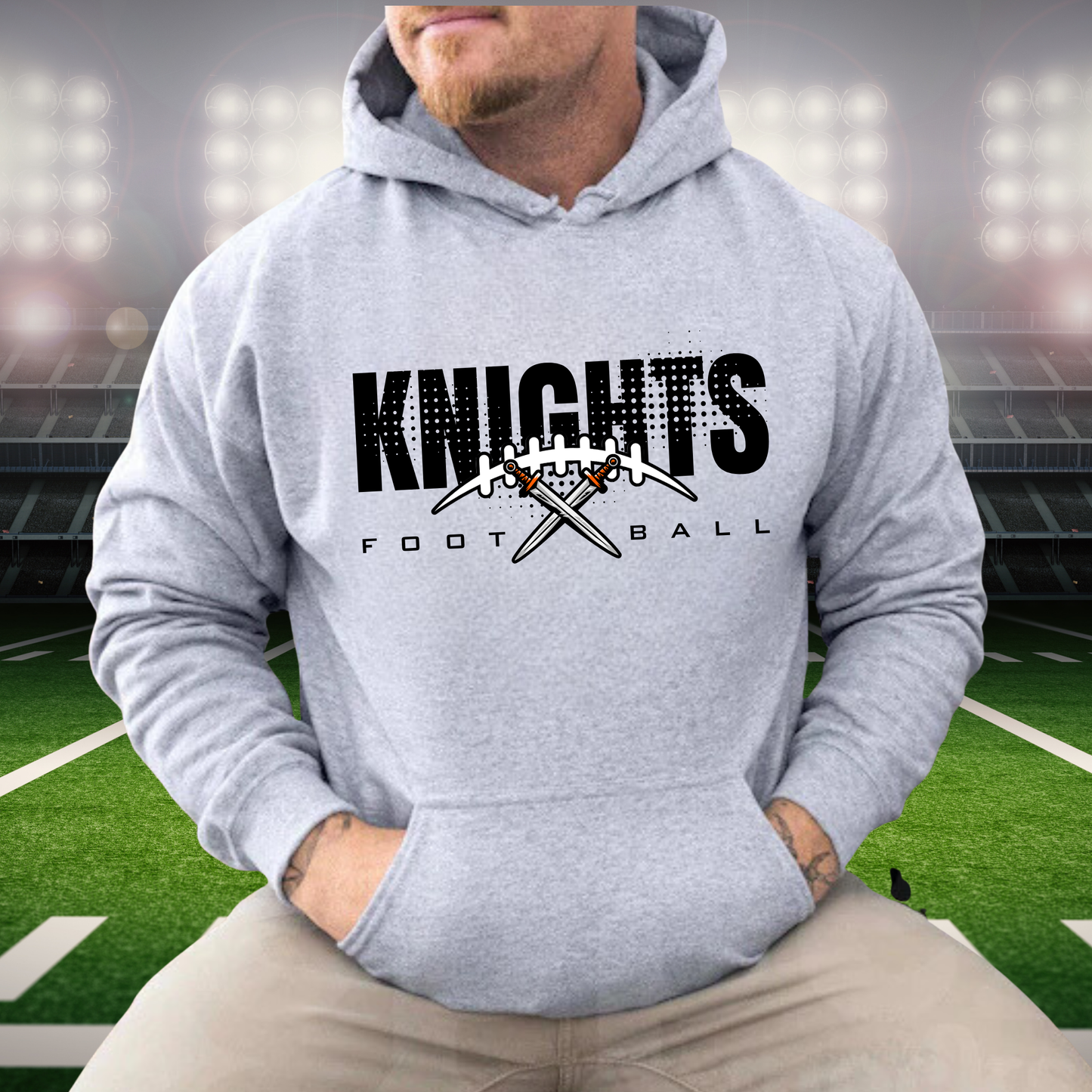 Knights Junior Football ADULT Unisex Hoodie