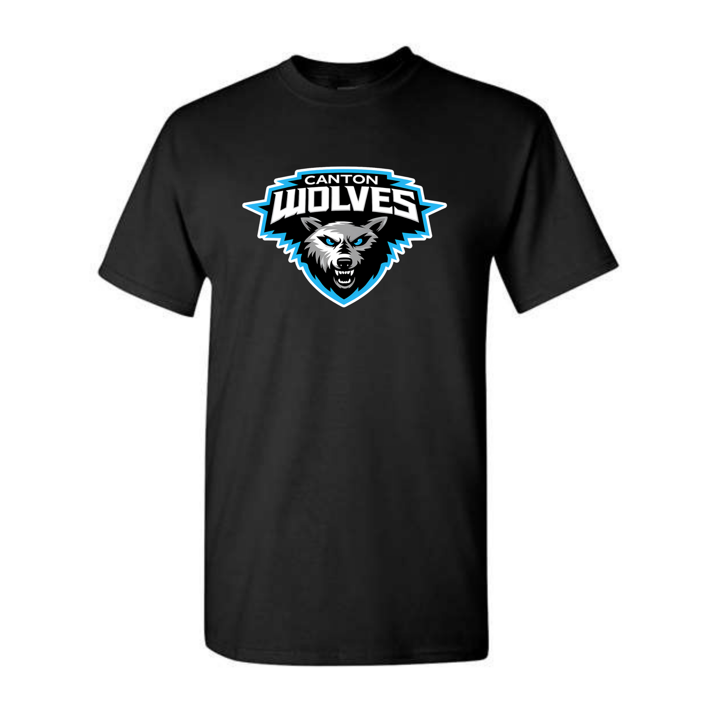 Canton Wolves Hockey UNISEX T-Shirt - BLACK