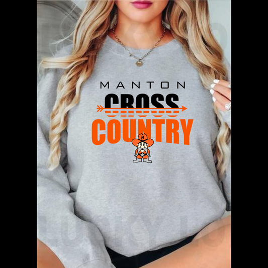 Manton Rangers Cross Country ADULT Unisex Crewneck Sweatshirt
