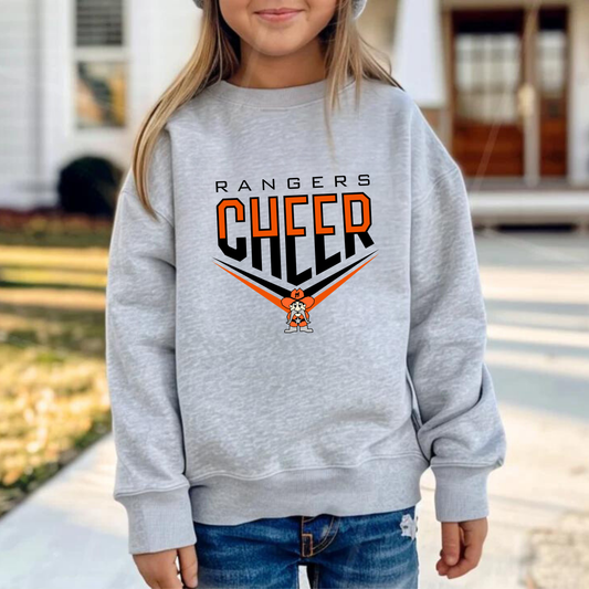 Manton Rangers Cheer YOUTH Crewneck Sweatshirt
