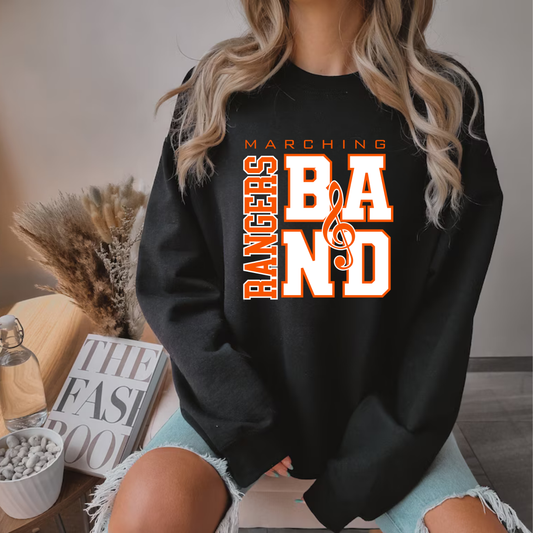 Manton Rangers Marching Band ADULT Unisex Crewneck Sweatshirt