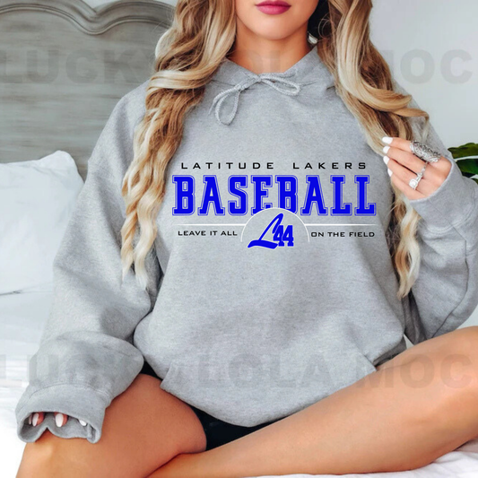 Latitude 44 Lakers Baseball ADULT Hoodie