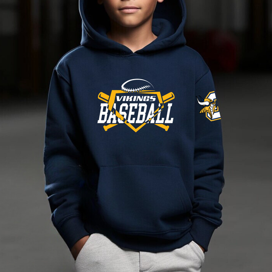 Cadillac Vikings Baseball Unisex YOUTH Hoodie