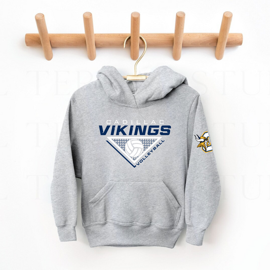 Cadillac Vikings Volleyball Unisex YOUTH Hoodie