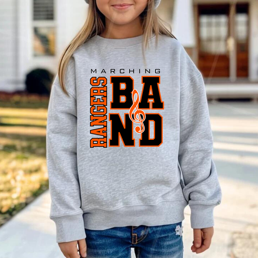 Manton Rangers Marching Band Unisex YOUTH Crewneck Sweatshirt