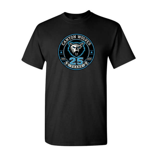 Canton Wolves Hockey UNISEX T-Shirt - BLACK