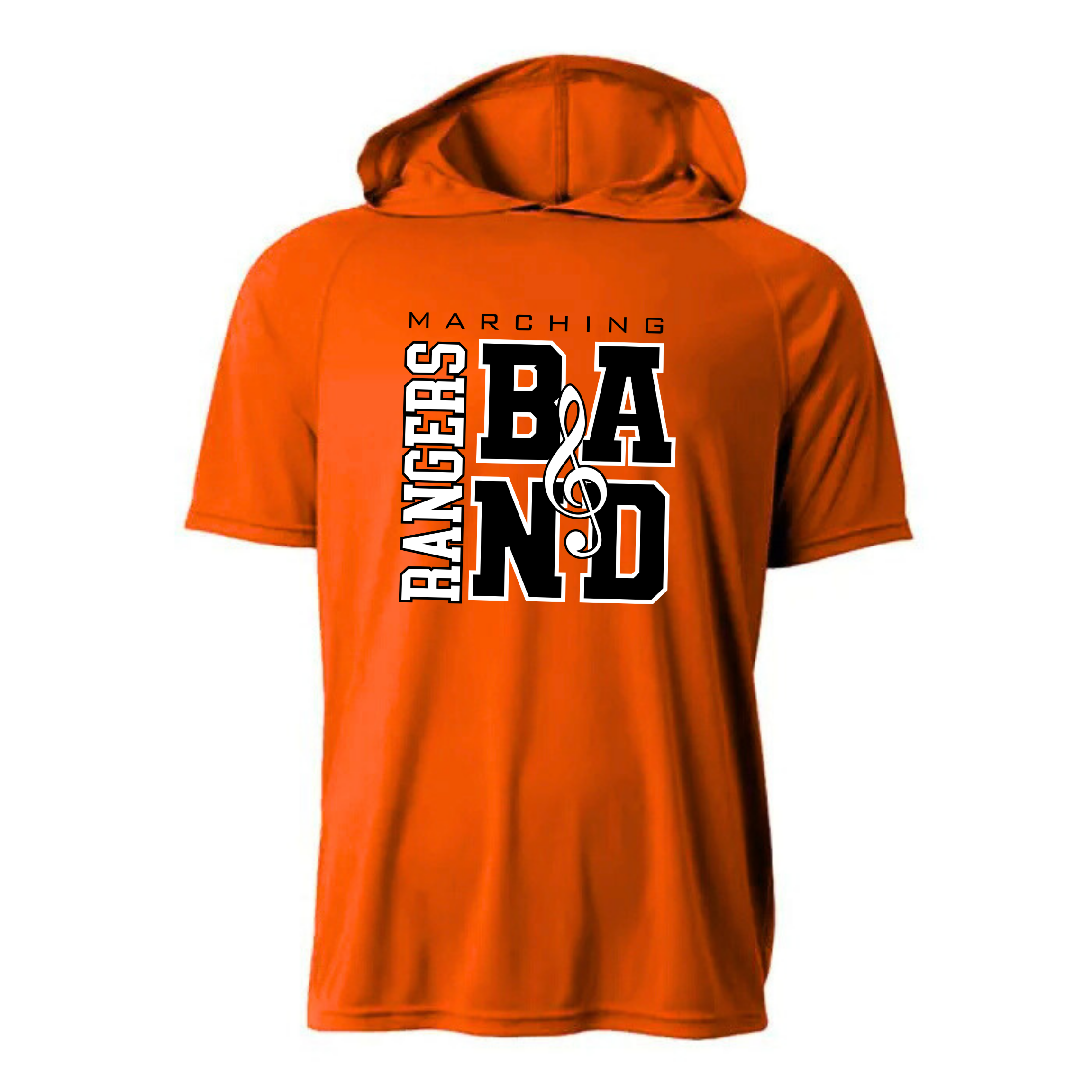 Manton Rangers Marching Band DRI-FIT Cooling Performance Hooded T-Shir ...