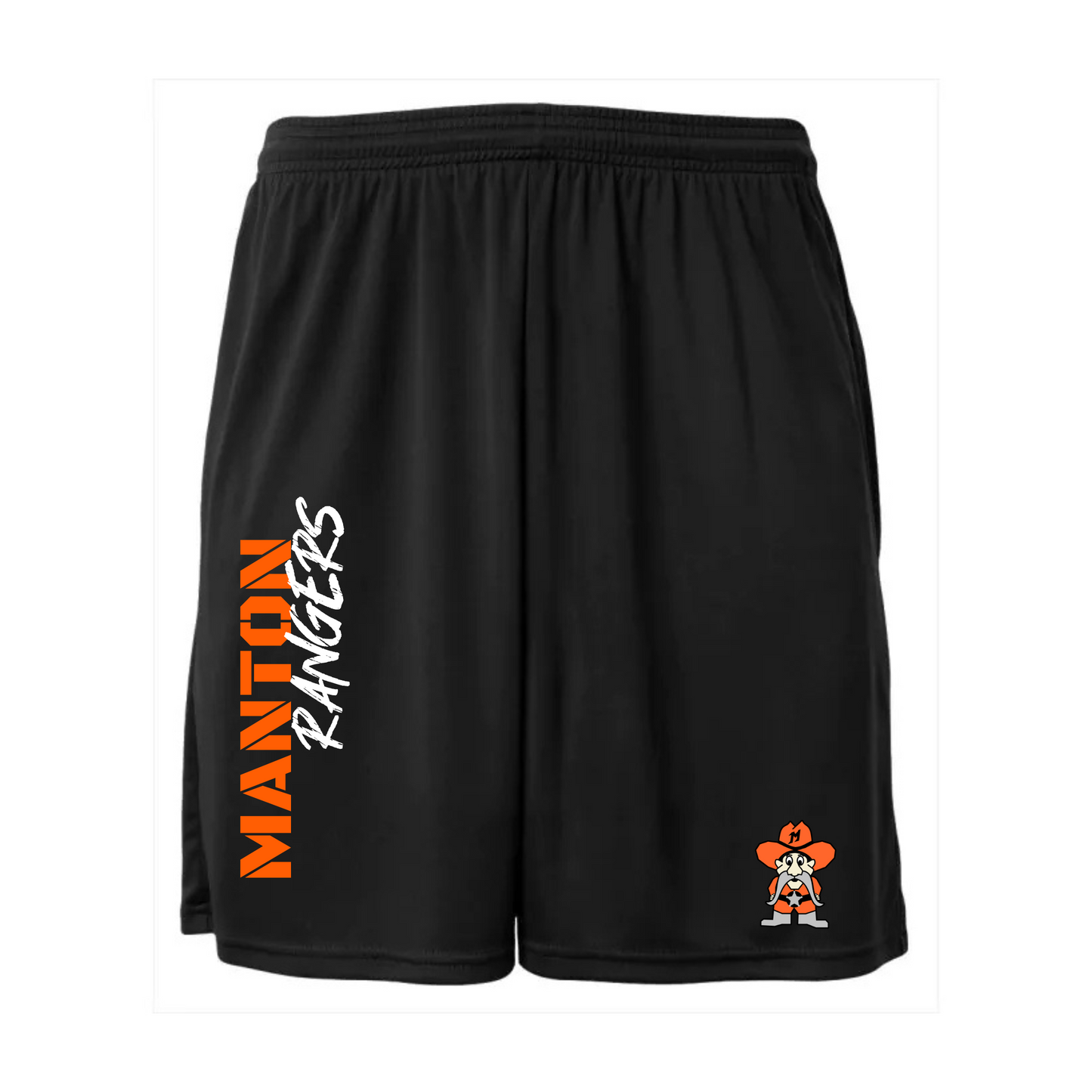 Manton Rangers Dri-Fit Cooling Performance Shorts w/ Pockets