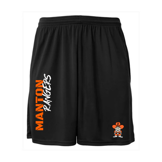 Manton Rangers Dri-Fit Cooling Performance Shorts w/ Pockets