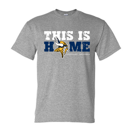 THIS IS HOME Cadillac Vikings Homecoming Unisex YOUTH T-Shirt