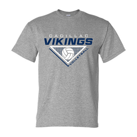 Cadillac Vikings Volleyball ADULT Unisex T-Shirt