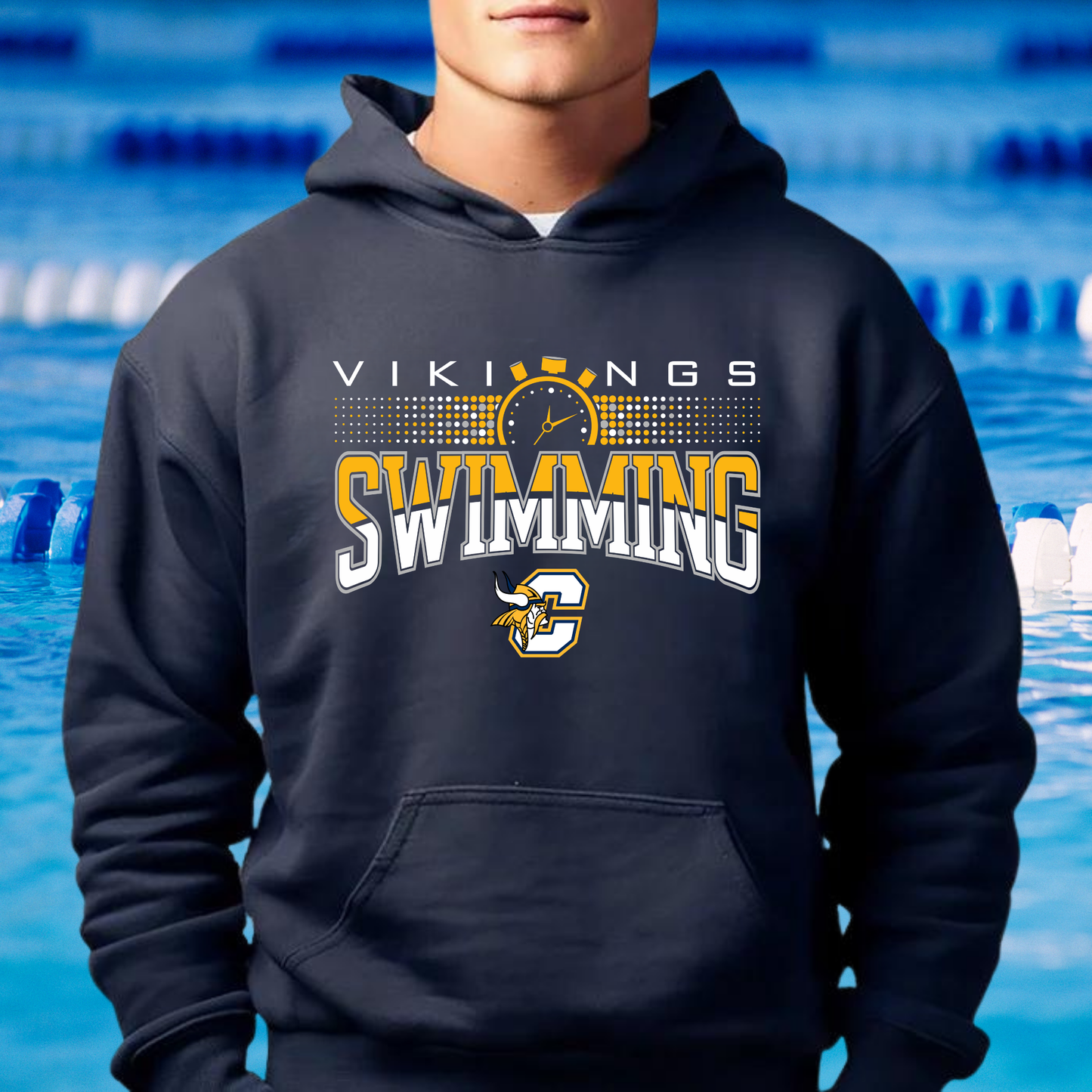 Cadillac Vikings Swim UNISEX Hoodie