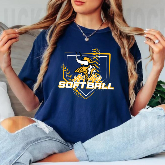 Cadillac Vikings Softball ADULT T-Shirt