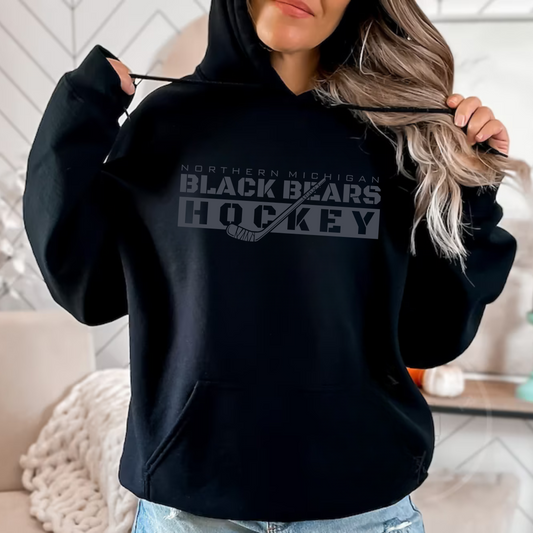 BLACKOUT Black Bears Hockey ADULT Hoodie